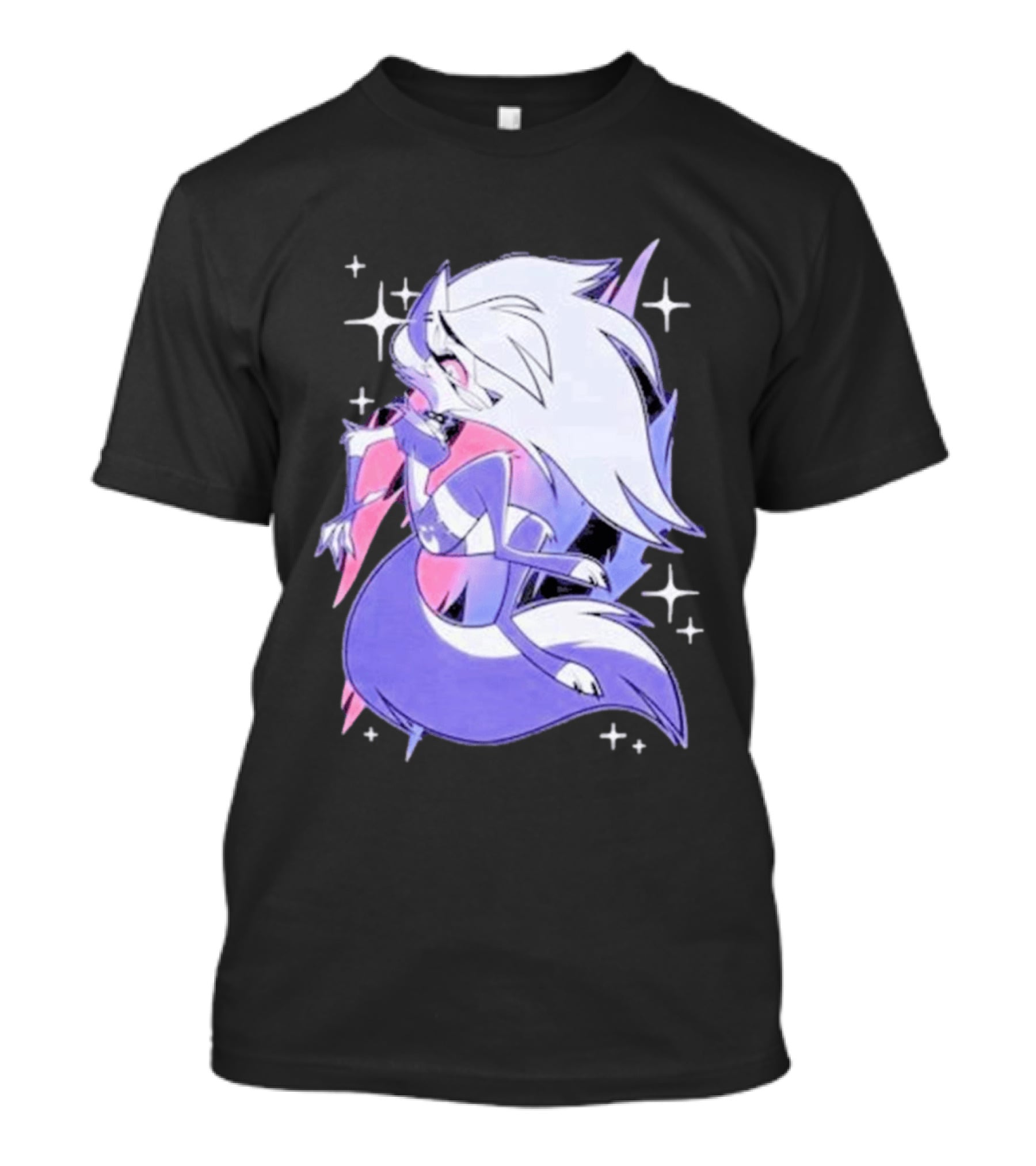 Helluva Boss Loona Bisexual Pride Character Sparkling Aesthetic T-Shirt