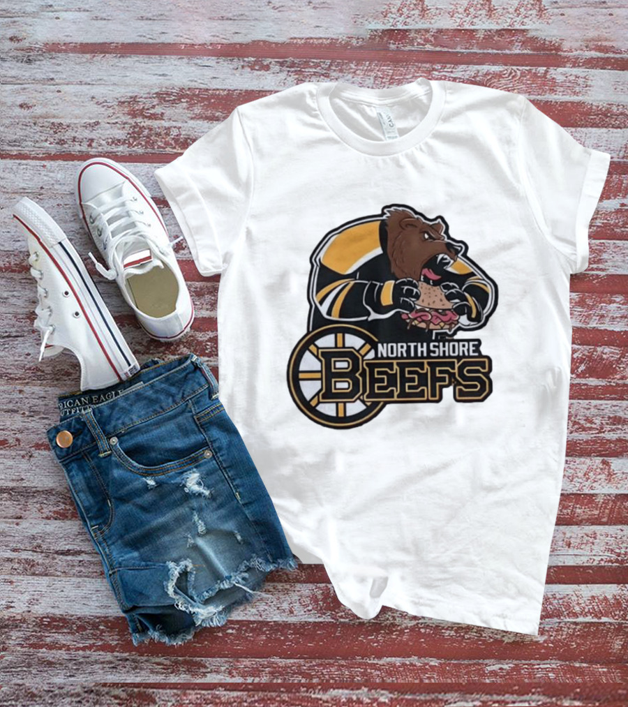 Boston Bruins North Shore Beefs Bear Sandwich T-Shirt