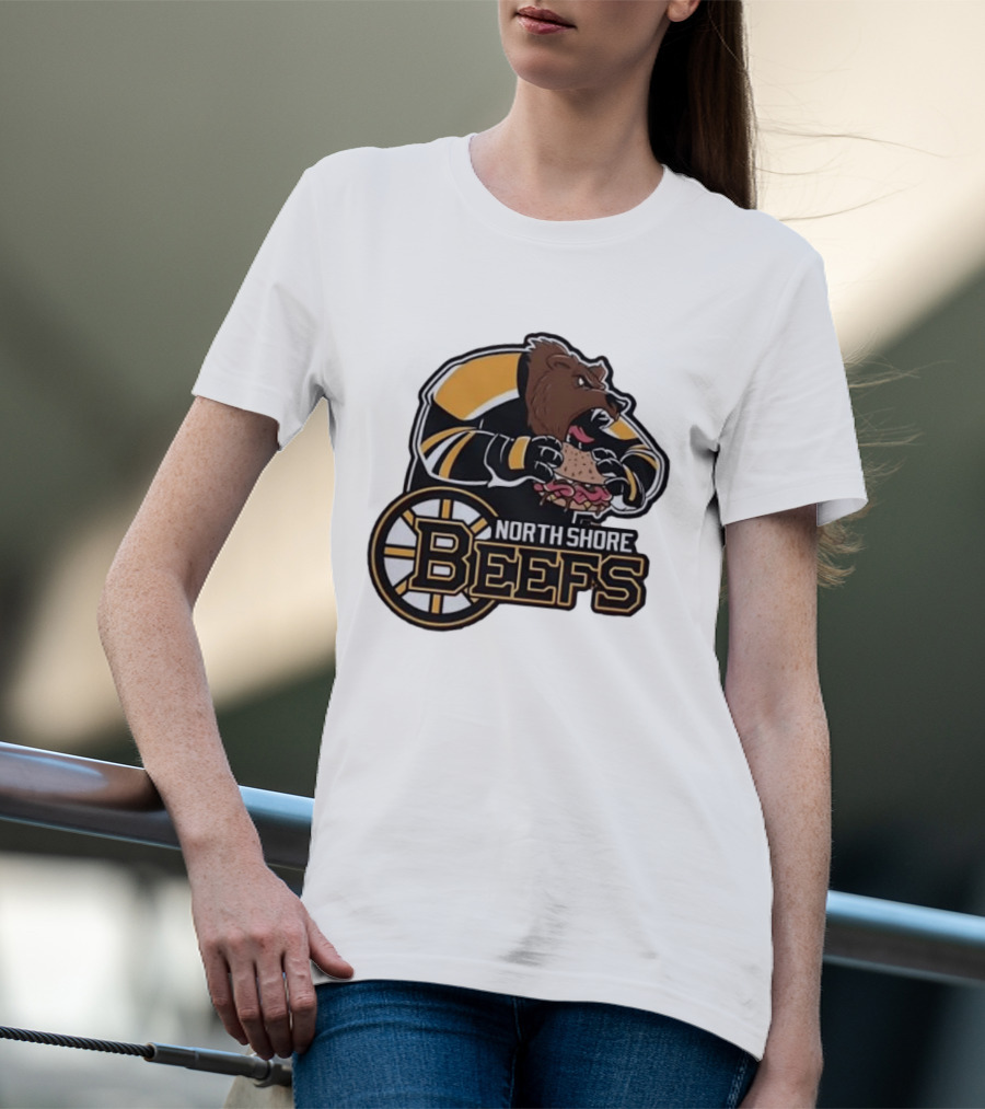 Boston Bruins North Shore Beefs Bear Sandwich T-Shirt