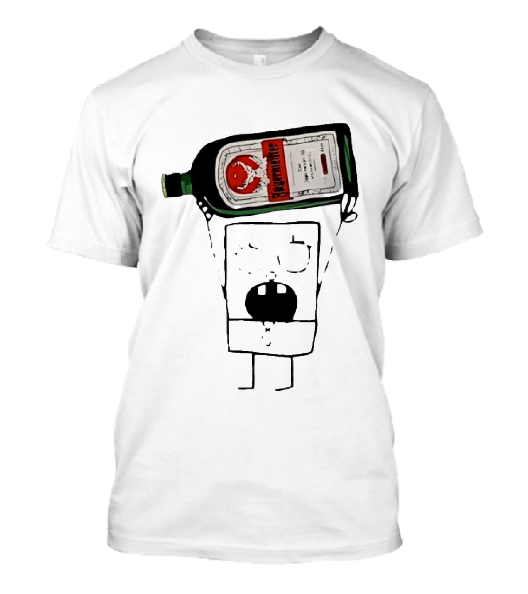 Doodlebob Jagermeister Bottle T-Shirt