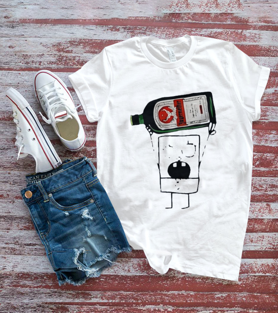 Doodlebob Jagermeister Bottle T-Shirt