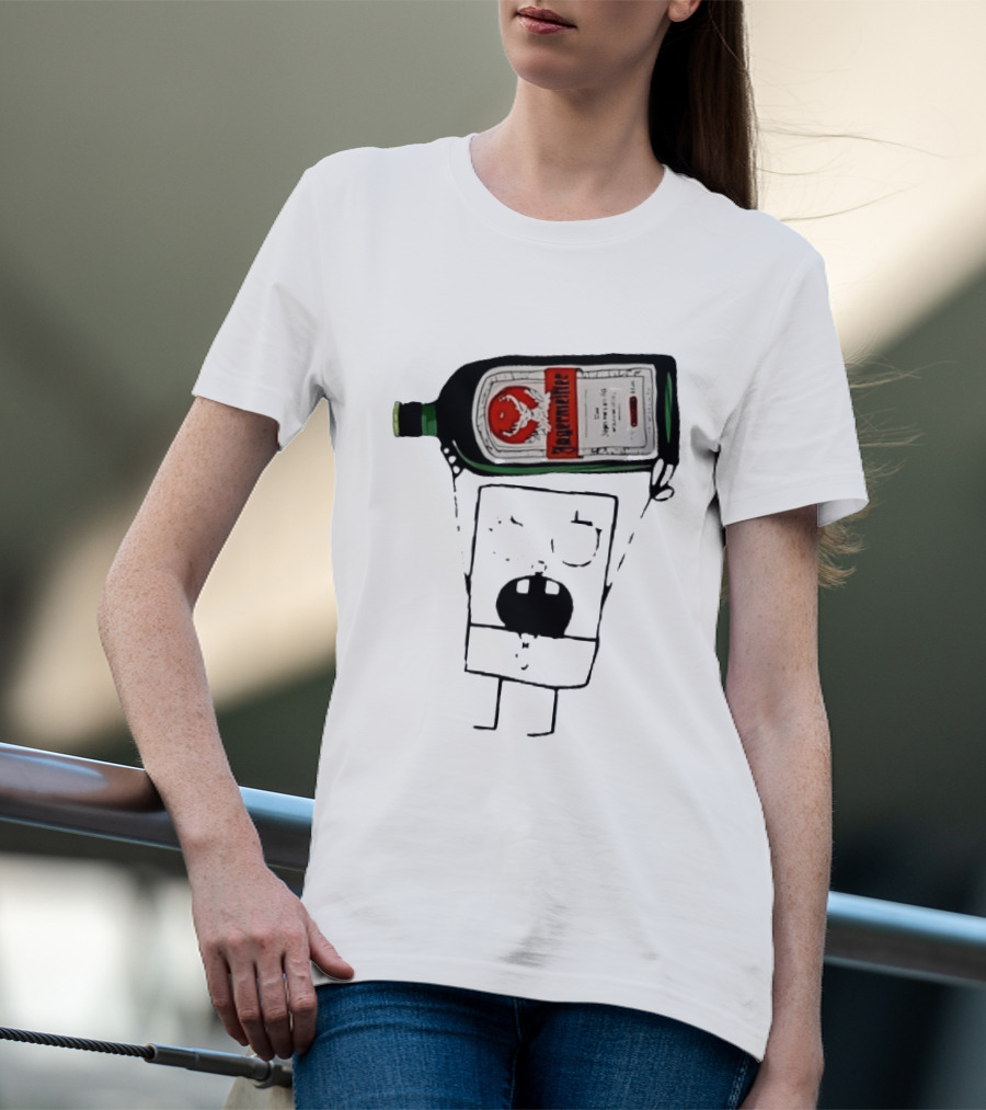 Doodlebob Jagermeister Bottle T-Shirt