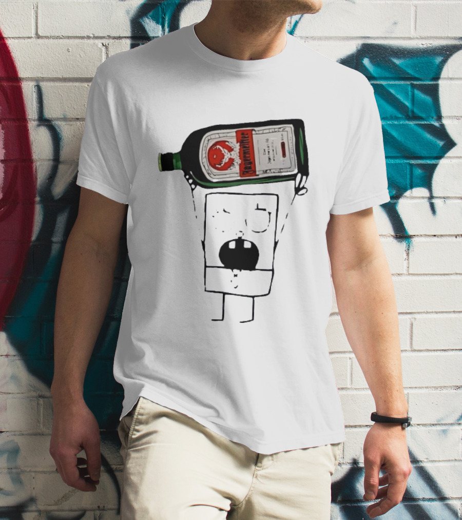 Doodlebob Jagermeister Bottle T-Shirt
