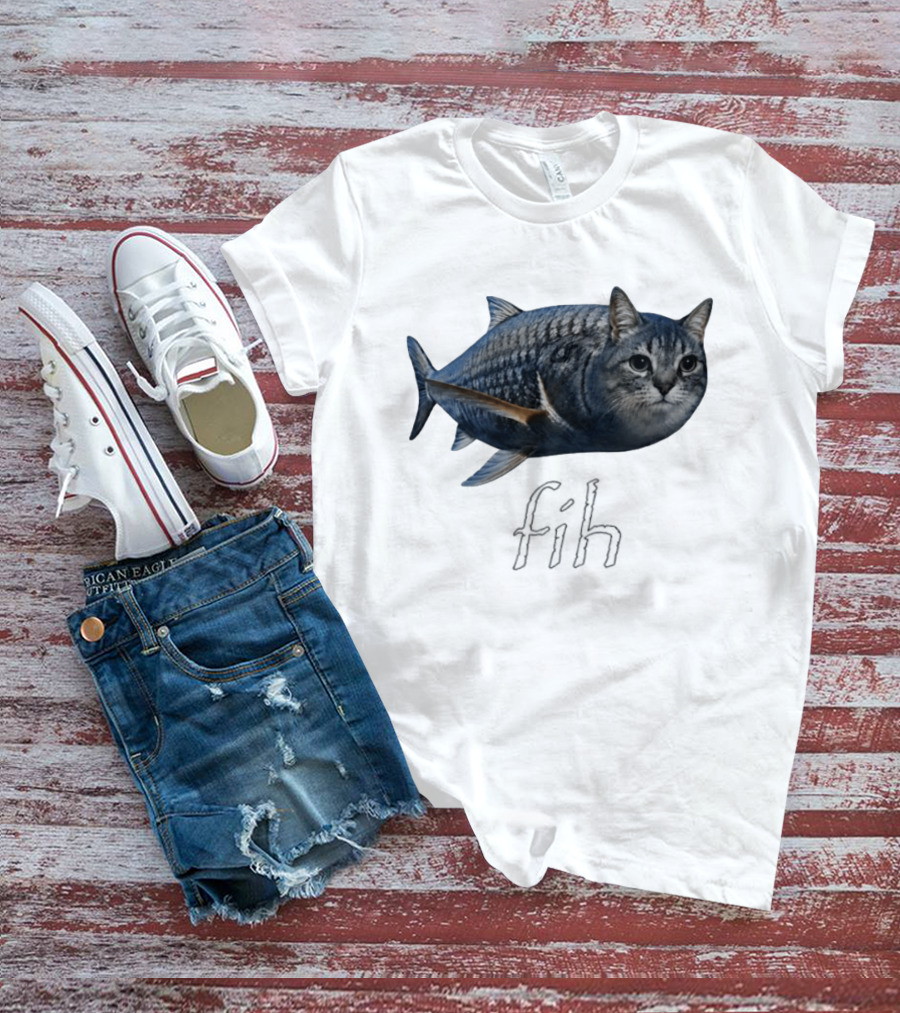 Fish Cat Hybrid Fih T-Shirt