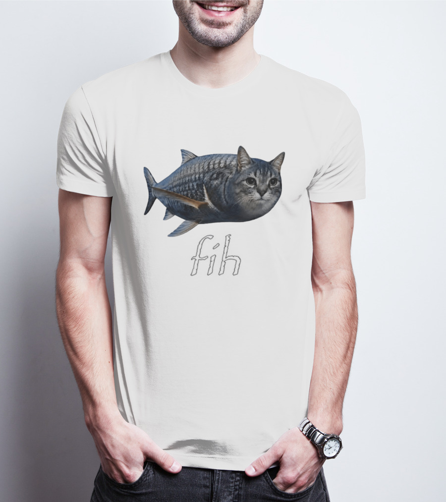 Fish Cat Hybrid Fih T-Shirt