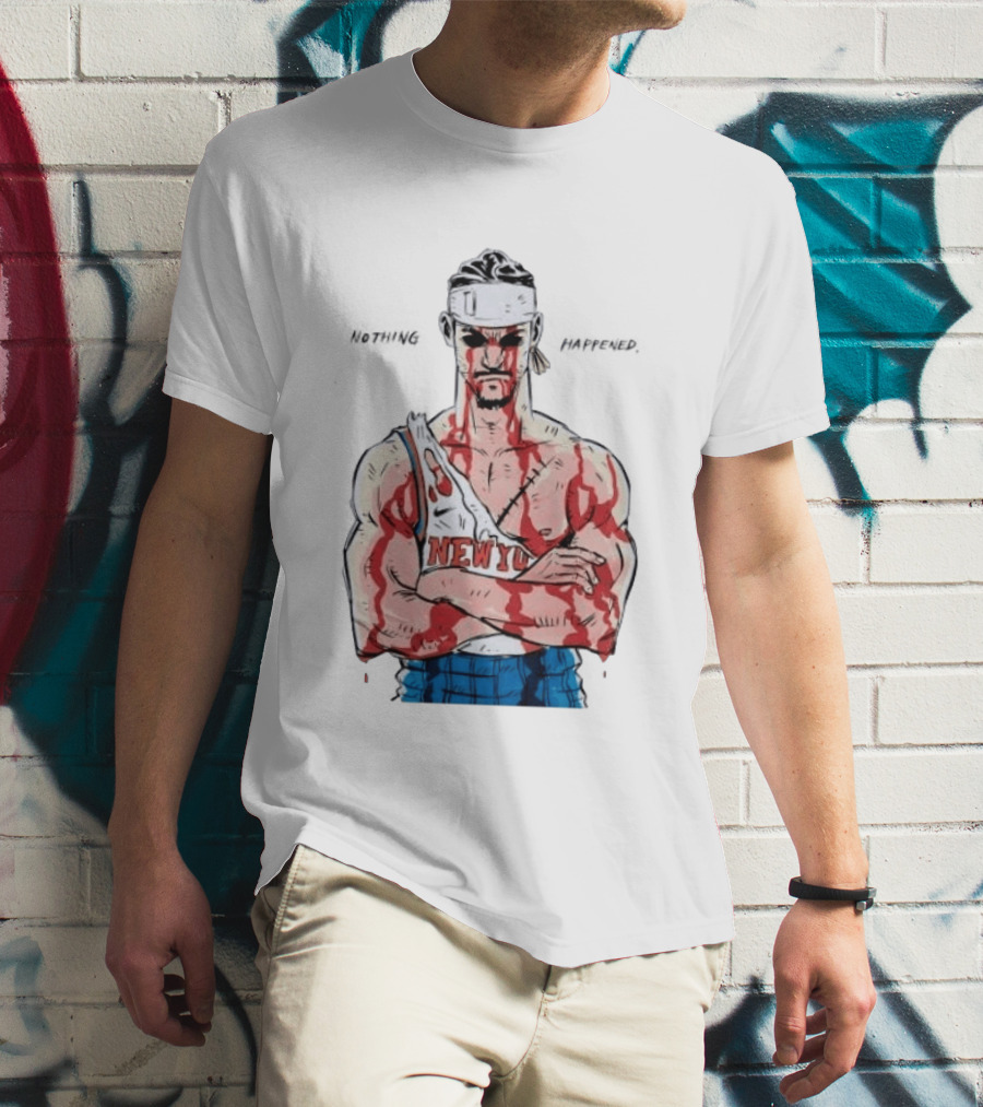 Roronoa Zoro Knicks Nothing Happened Crossover With Josh Hart T-Shirt