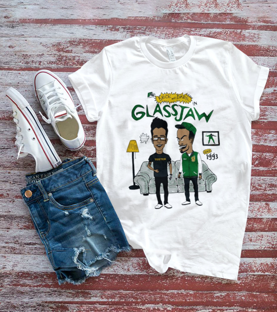 Beck And Daryl In Glassjaw Since 1993 Couch Teeter T-Shirt