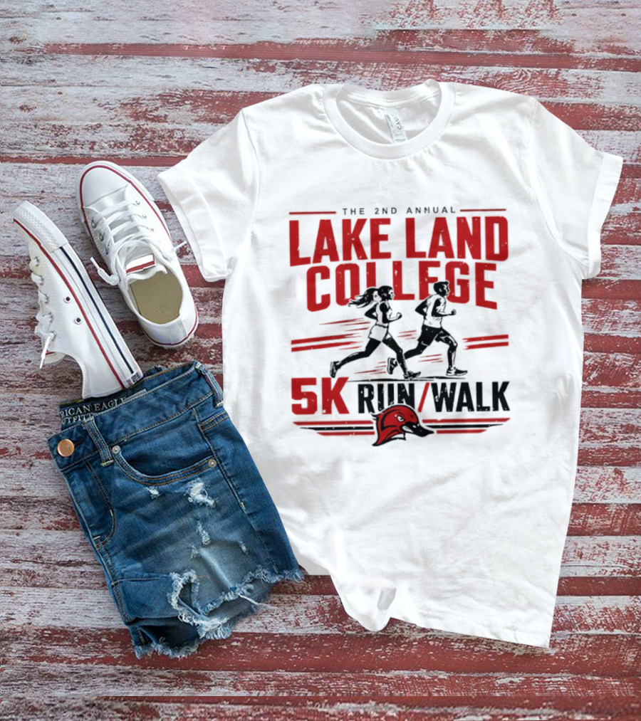 Lake Land College The 2nd Annual 2026 5K Run Walk Event T-Shirt