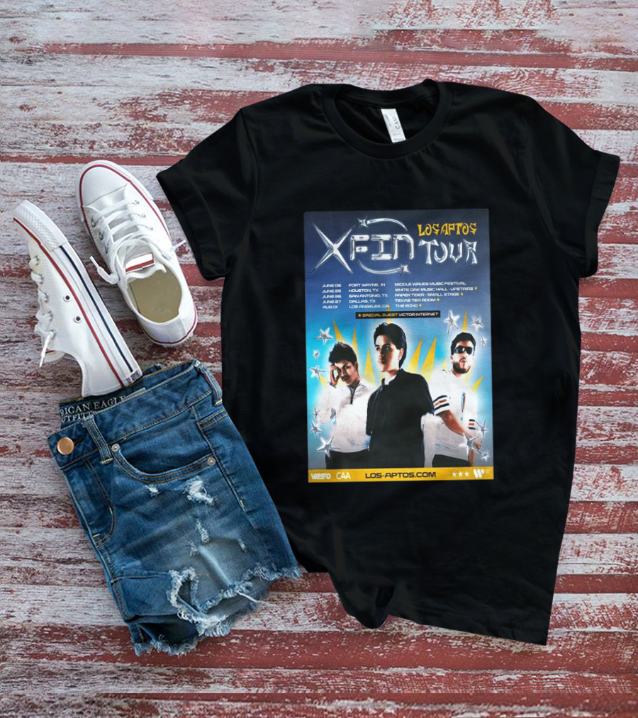 Los Aptos X Fin Tour 2026 Special Guest Victor Internet T-Shirt