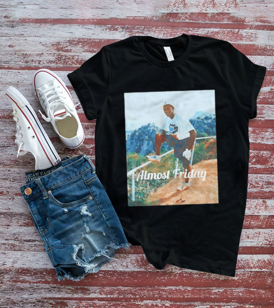 Michael Jordan Golfing Almost Friday Scenic View T-Shirt