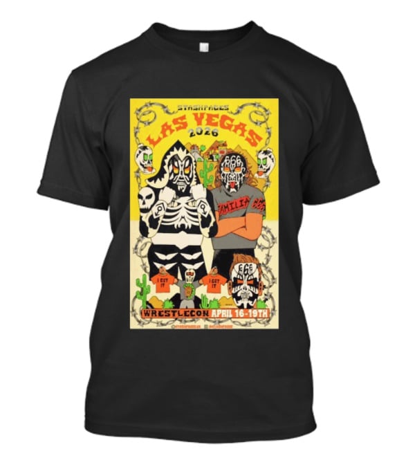 Stashpages Las Vegas 2026 Wrestlecon April 16 19 Featuring Amelia 666 And Park T-Shirt