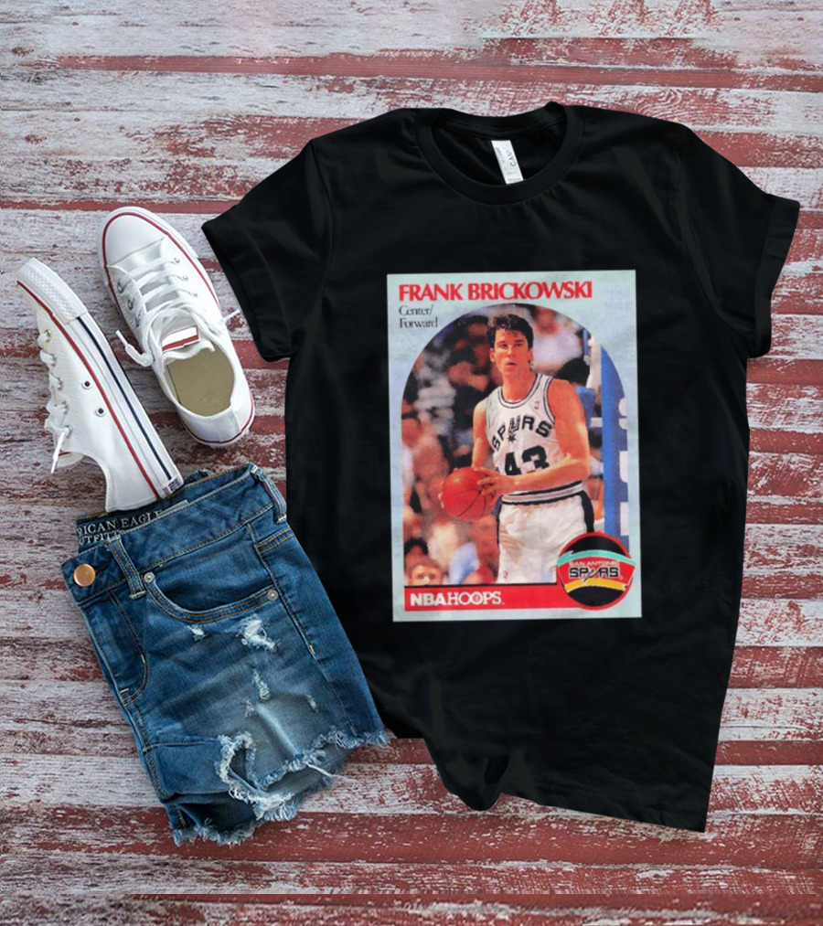 Frank Brickowski Center Forward San Antonio Spurs NBA Hoops T-Shirt
