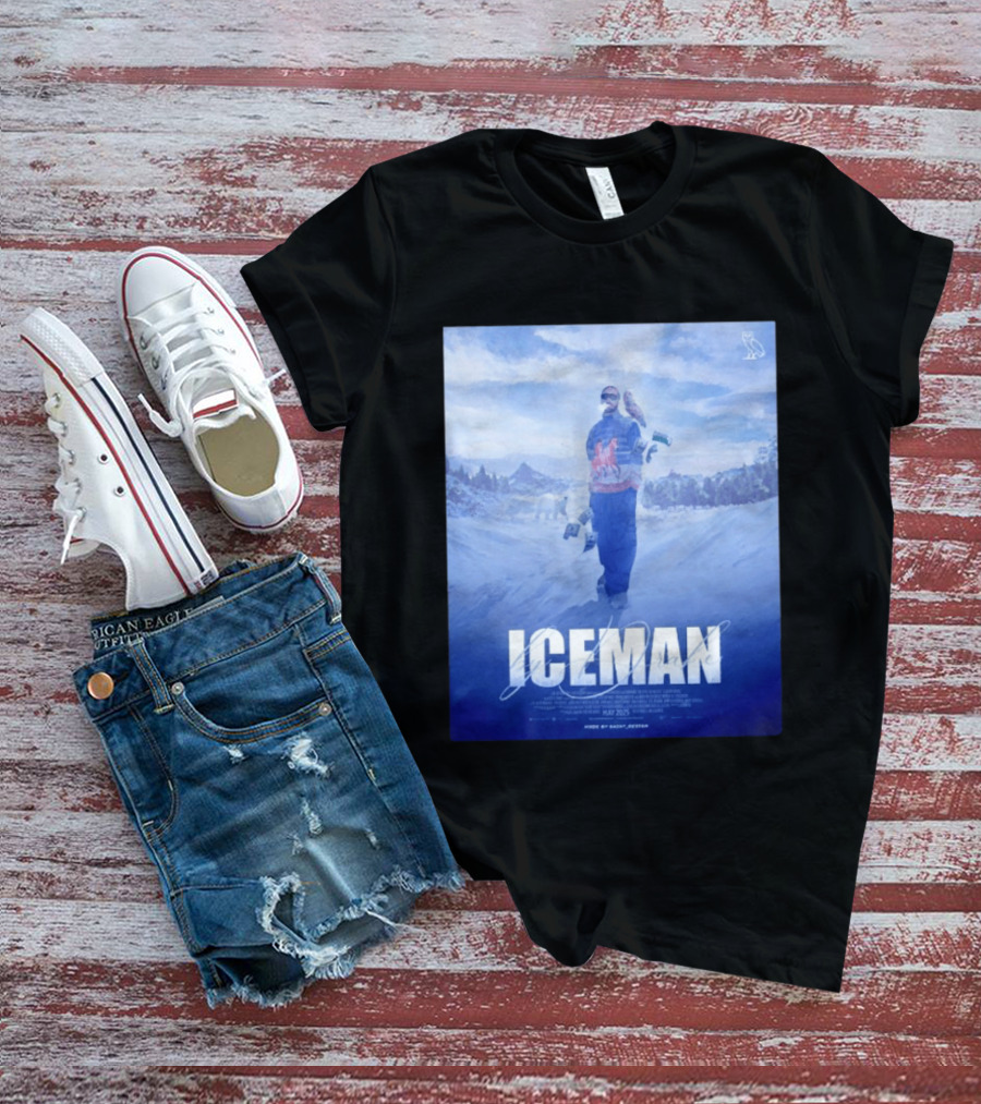 ICEMAN By Drake Featuring Saint Justin OVO Collaboration 2025 Winter Snowy Landscape T-Shirt