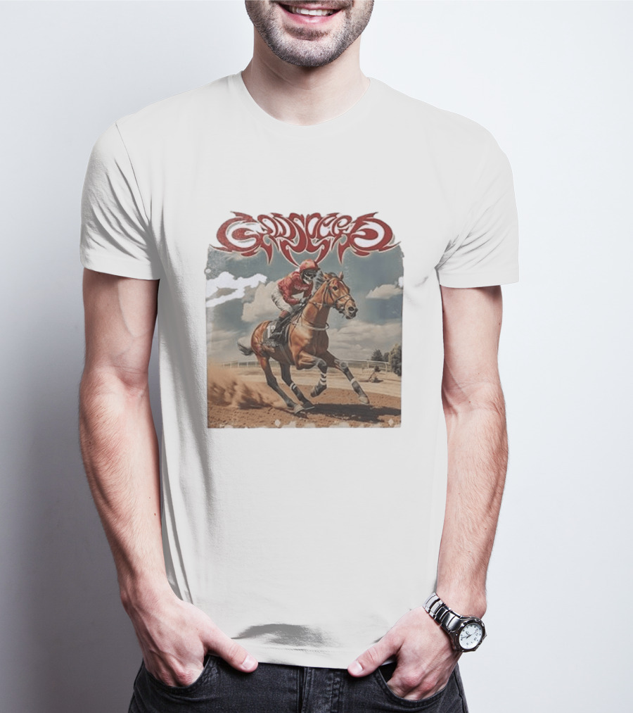 Godspeed Thoroughbred Racing Out Of Many One Bone T-Shirt