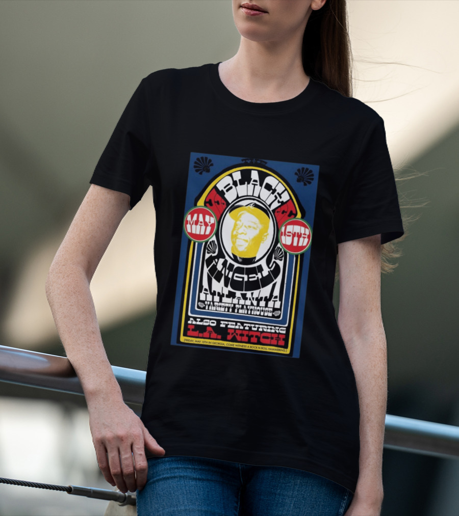 Black Angels Atlanta Variety Playhouse May 15 2026 Featuring L.A. Witch T-Shirt