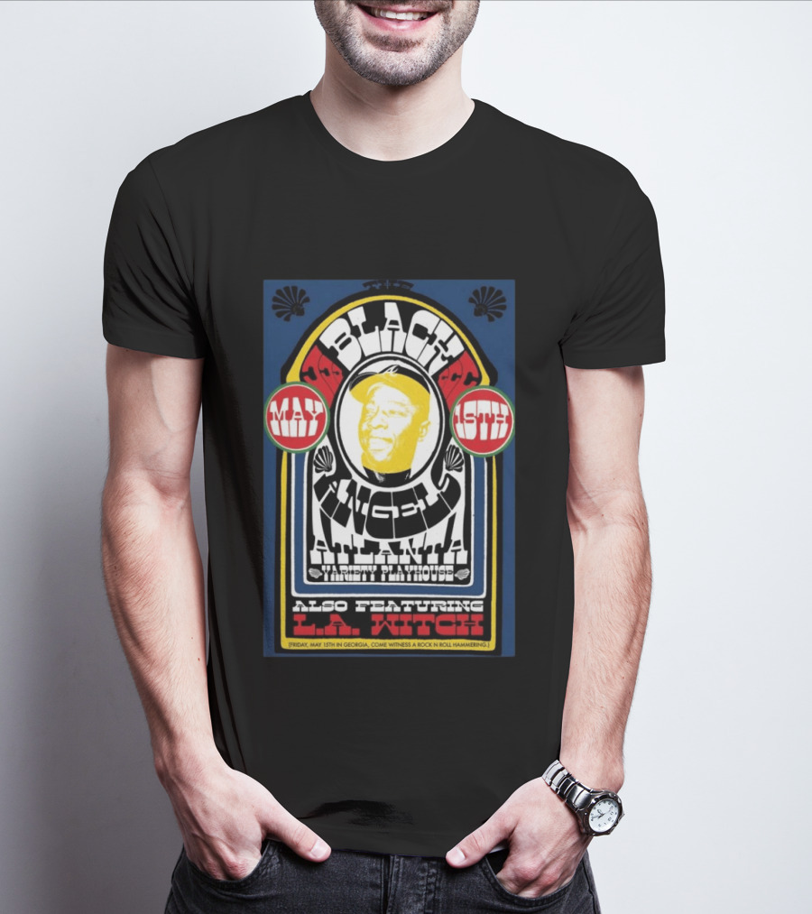 Black Angels Atlanta Variety Playhouse May 15 2026 Featuring L.A. Witch T-Shirt