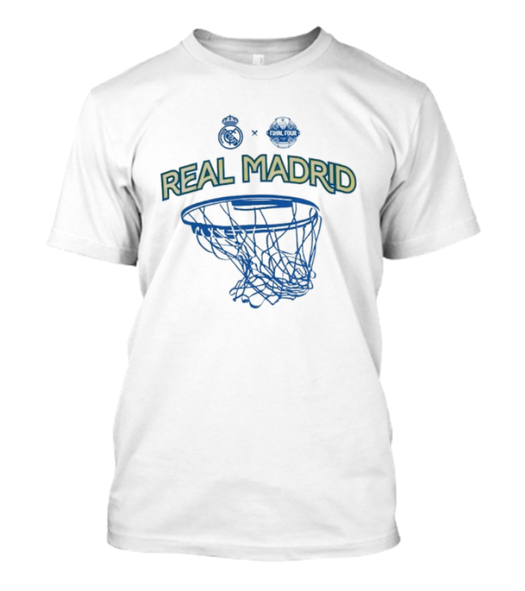 Real Madrid BC EuroLeague Final 4 Athens 2026 Basketball Net T-Shirt