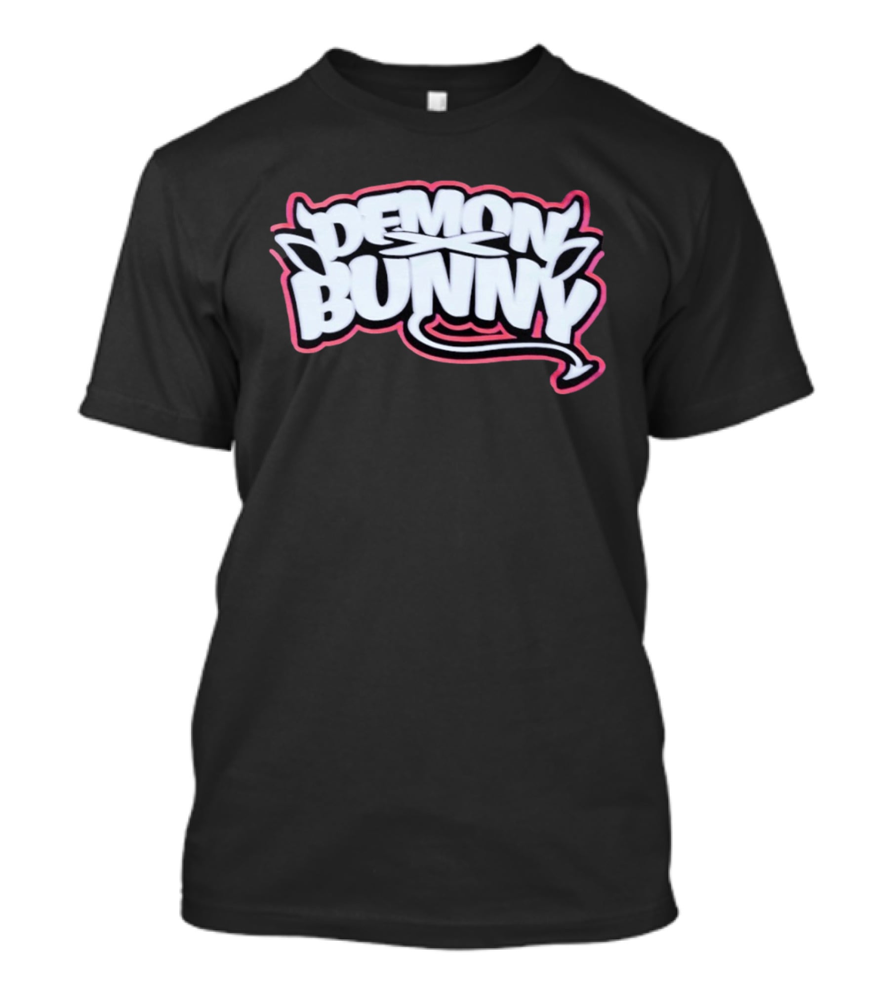 Demon Bunny Devil Horns Tail T-Shirt