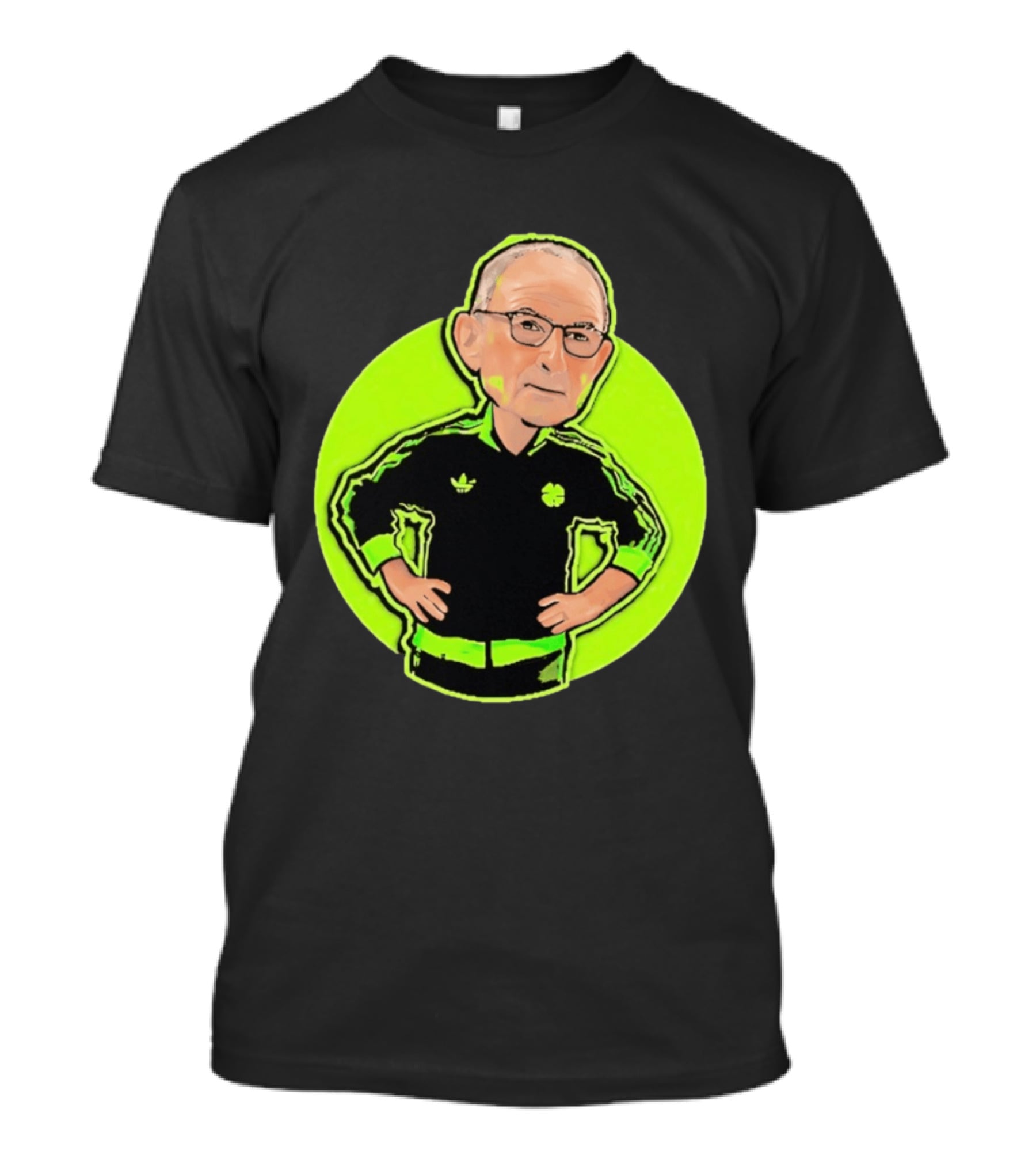Martin O'Neill Nottingham Forest Manager Iconic Tracksuit T-Shirt