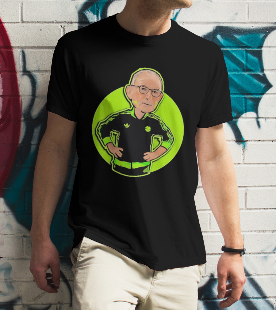 Martin O'Neill Nottingham Forest Manager Iconic Tracksuit T-Shirt