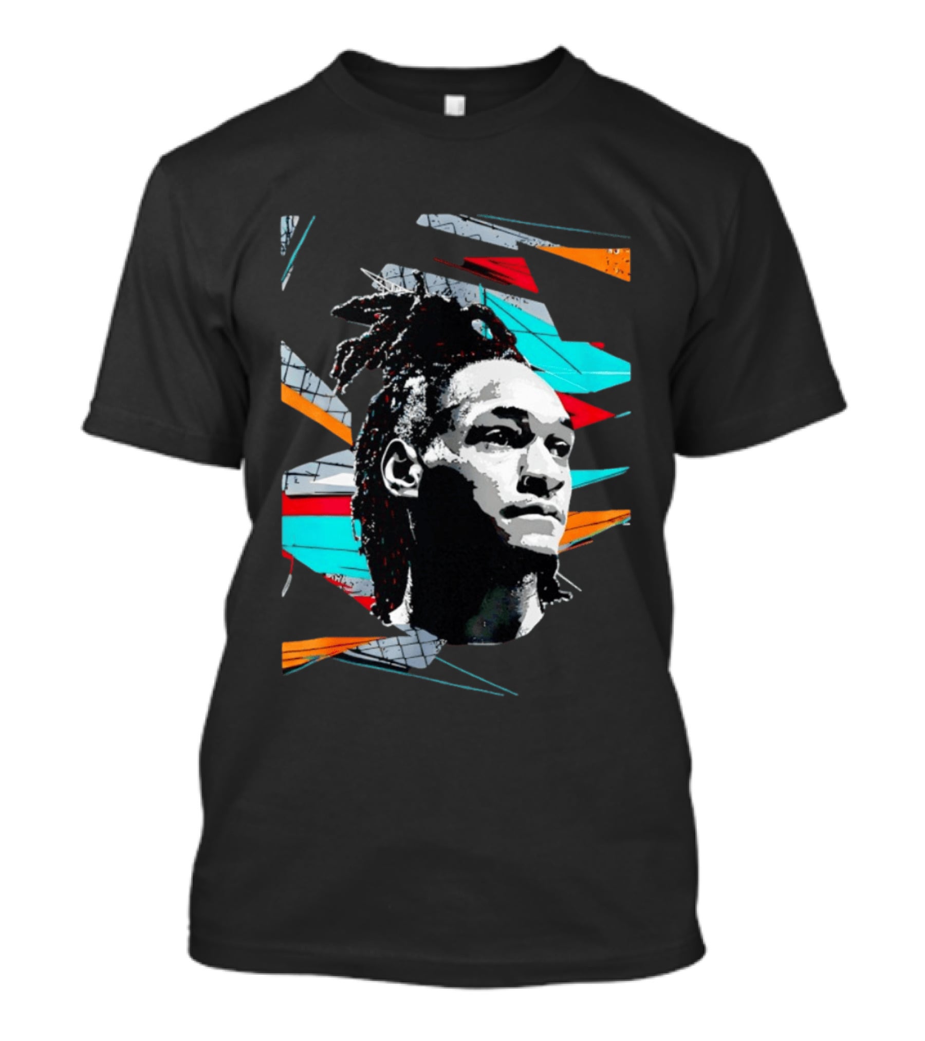 Derrick White San Antonio Spurs Player Colorful Pop T-Shirt