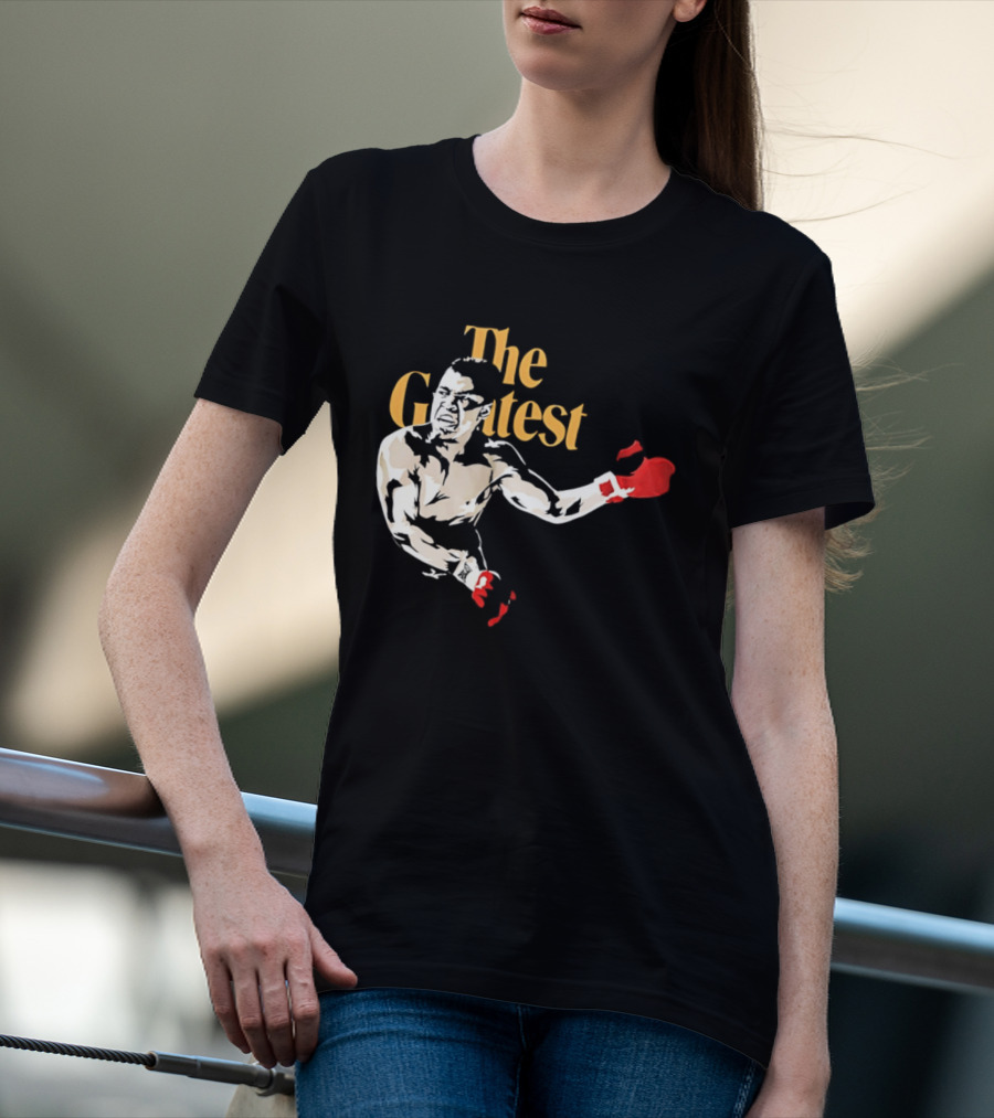 The Greatest Muhammad Ali Red Gloves Boxer T-Shirt