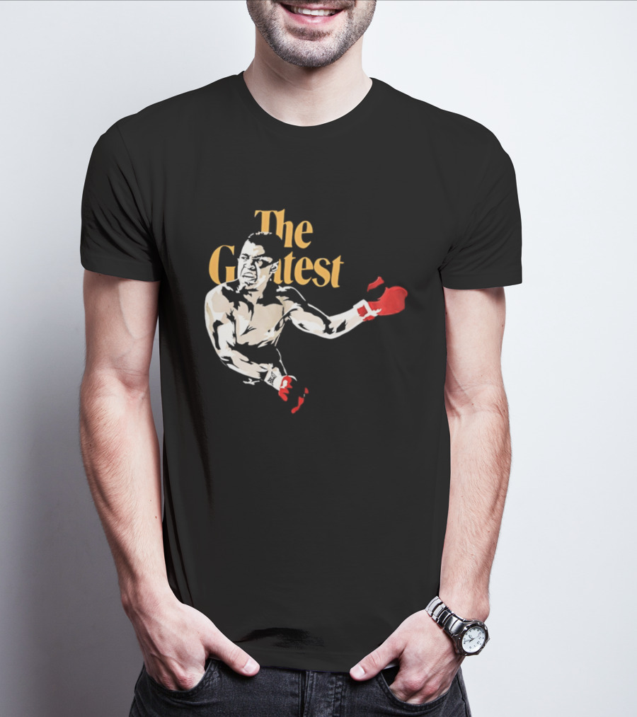 The Greatest Muhammad Ali Red Gloves Boxer T-Shirt