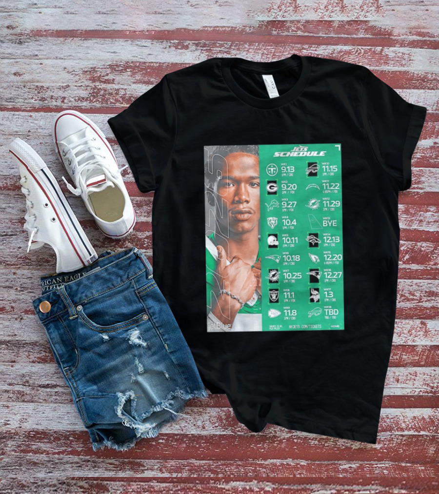 New York Jets 2026 Schedule NFL Matchups And Dates T-Shirt