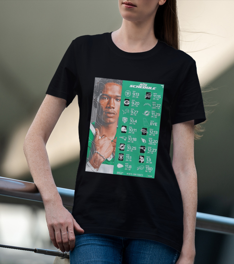 New York Jets 2026 Schedule NFL Matchups And Dates T-Shirt