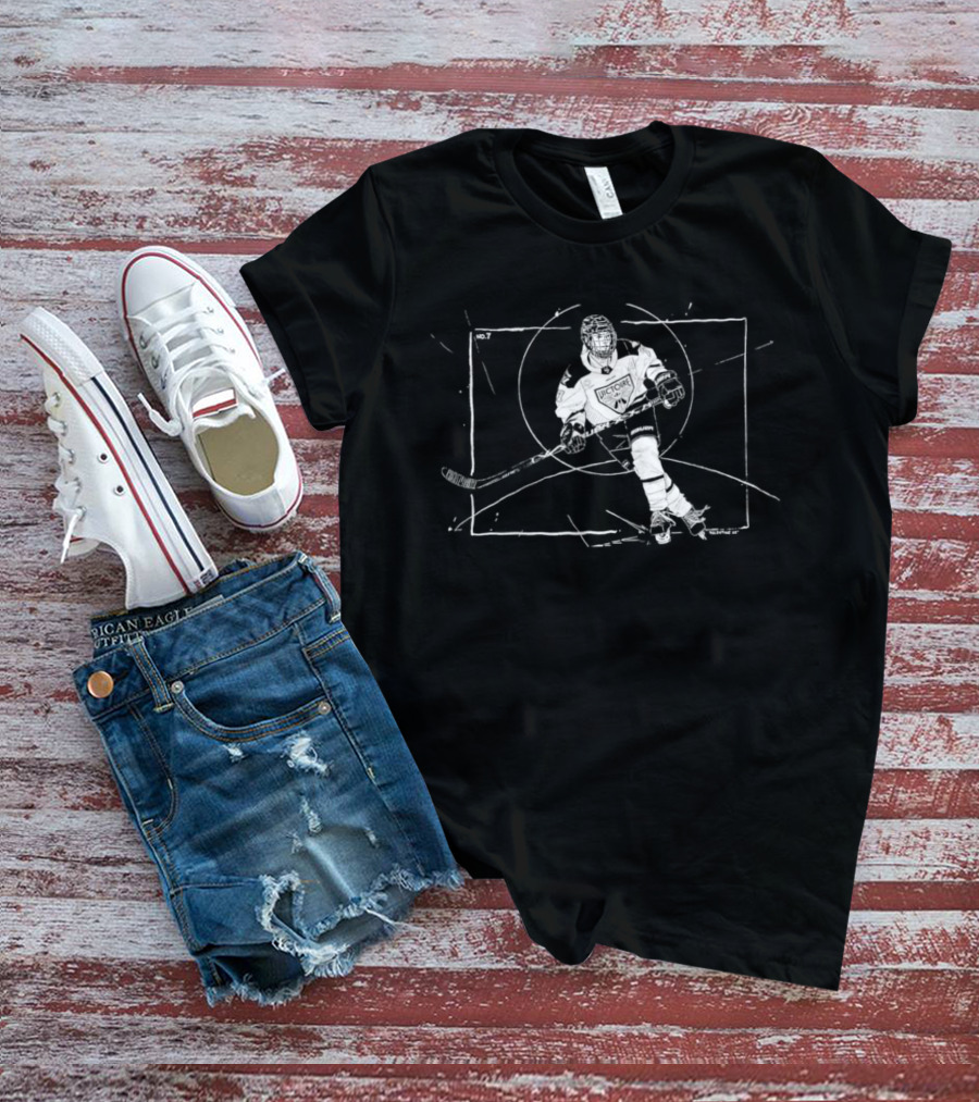 Marie Philip Poulin NO7 Hockey Player Sketch T-Shirt