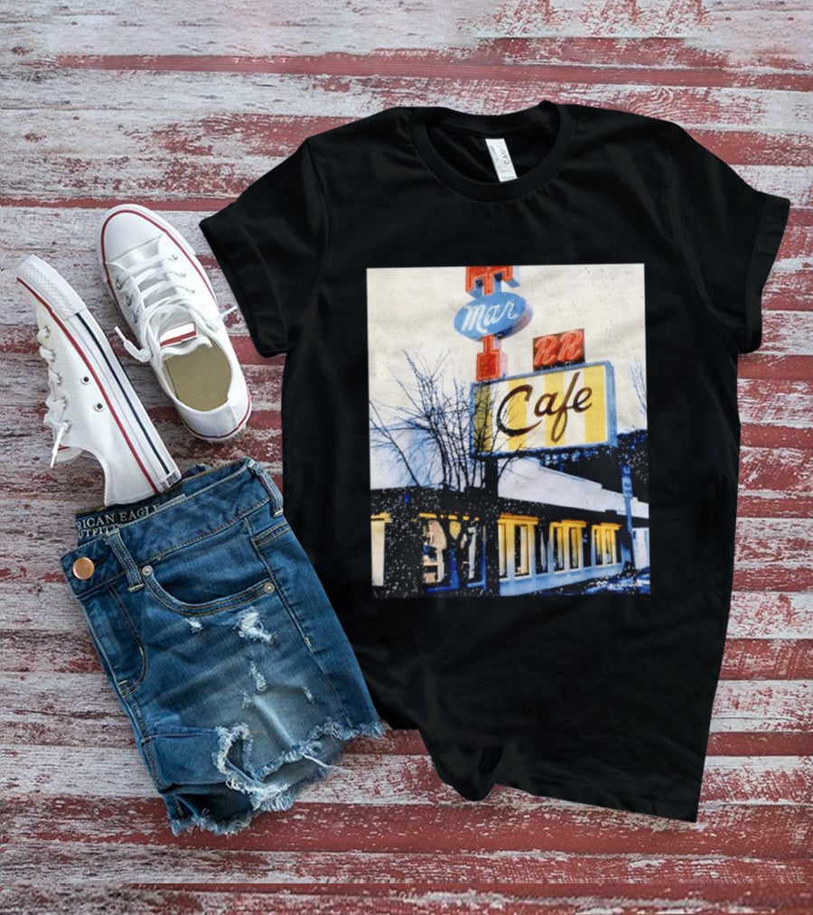 Twin Peaks Mar RR Cafe Sign Iconic Diner Scene T-Shirt