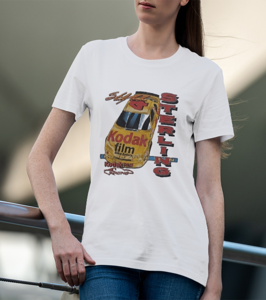 AJ Dillon Kodak Racing Sterling Marlin Kodak Film Delco Battery Car T-Shirt