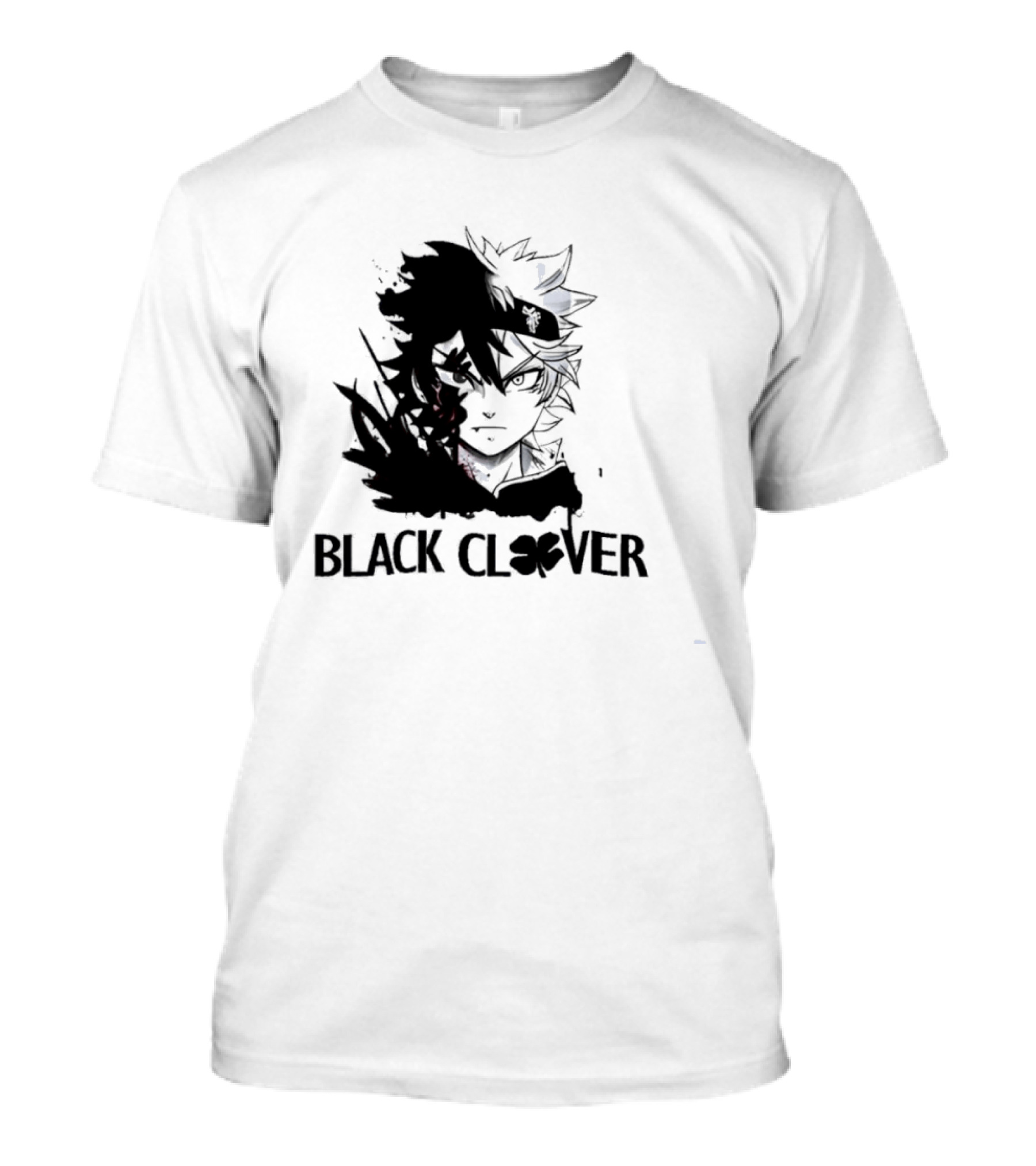 Black Clover Asta Split Demon Form Never Give Up Anime Manga 2026 Future Arc T-Shirt