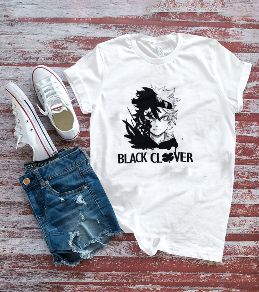 Black Clover Asta Split Demon Form Never Give Up Anime Manga 2026 Future Arc T-Shirt