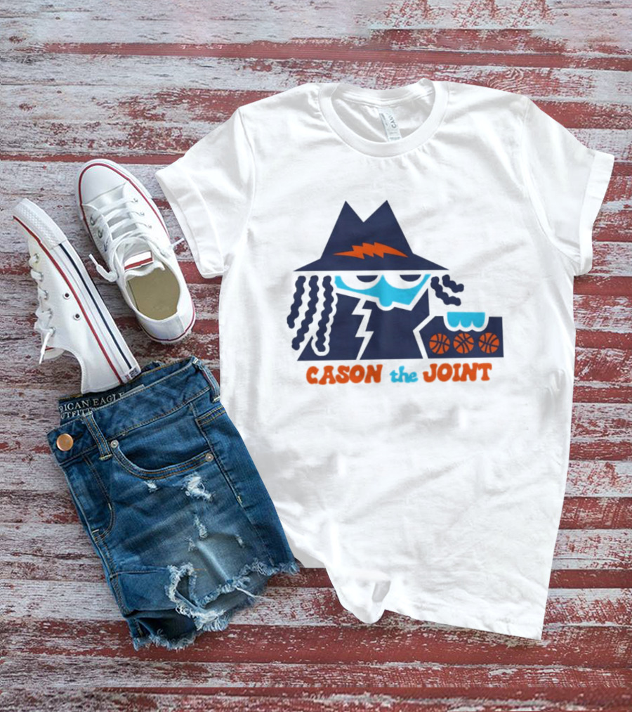 Cason The Joint Lightning Bolt Hat Basketball Trio T-Shirt