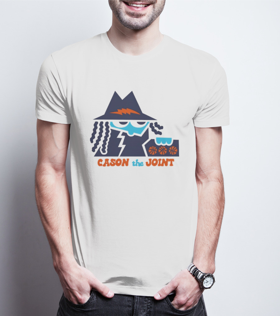 Cason The Joint Lightning Bolt Hat Basketball Trio T-Shirt