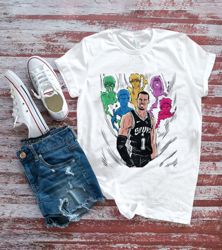 San Antonio Spurs Generation Of Miracles Anime Basketball T-Shirt
