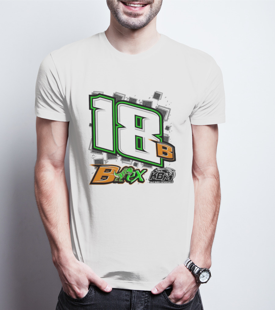 18 B Brex KBM Kyle Busch Motorsports Rex Racing T-Shirt
