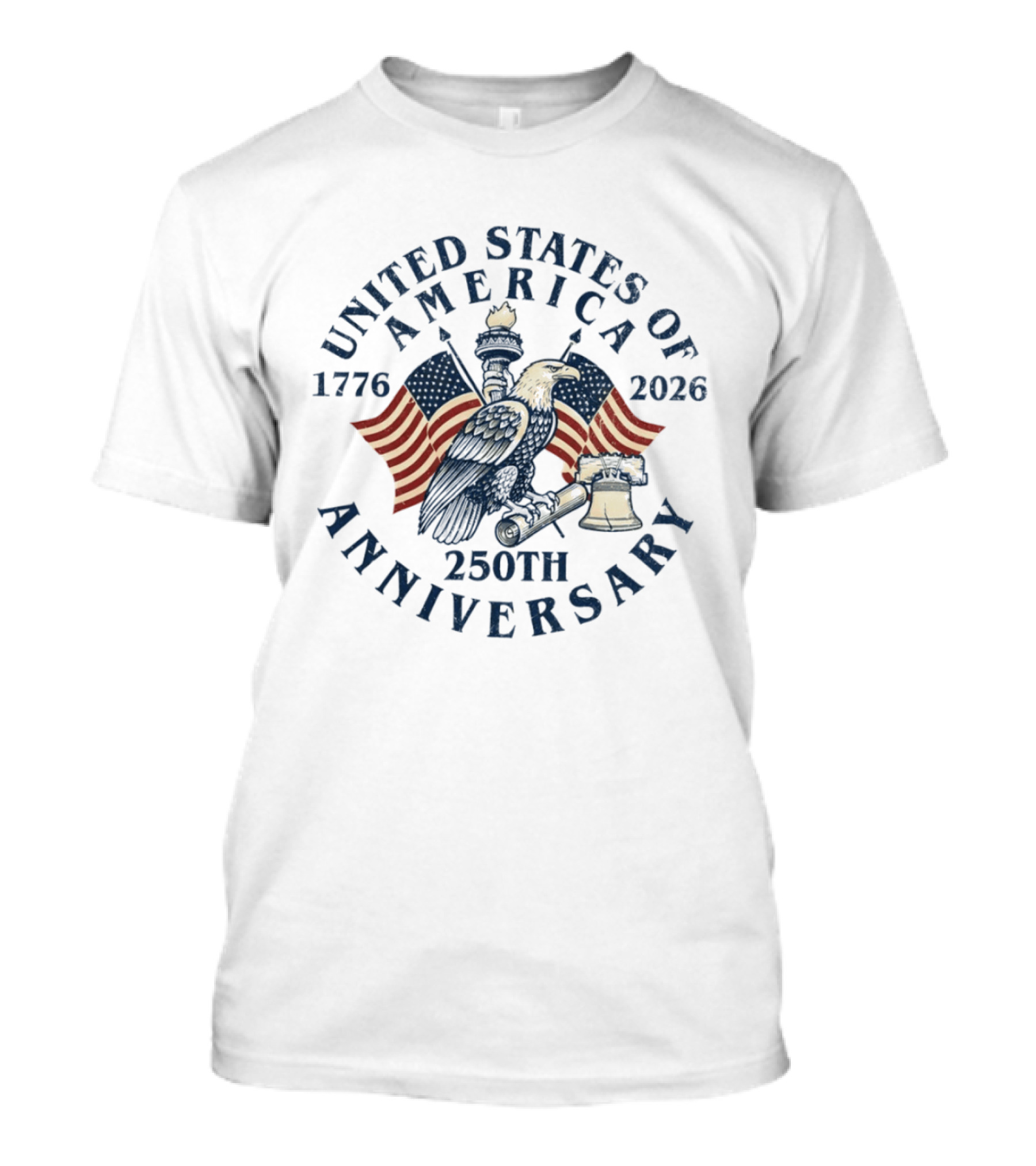 United States Of America 1776 2026 250th Anniversary T-Shirt