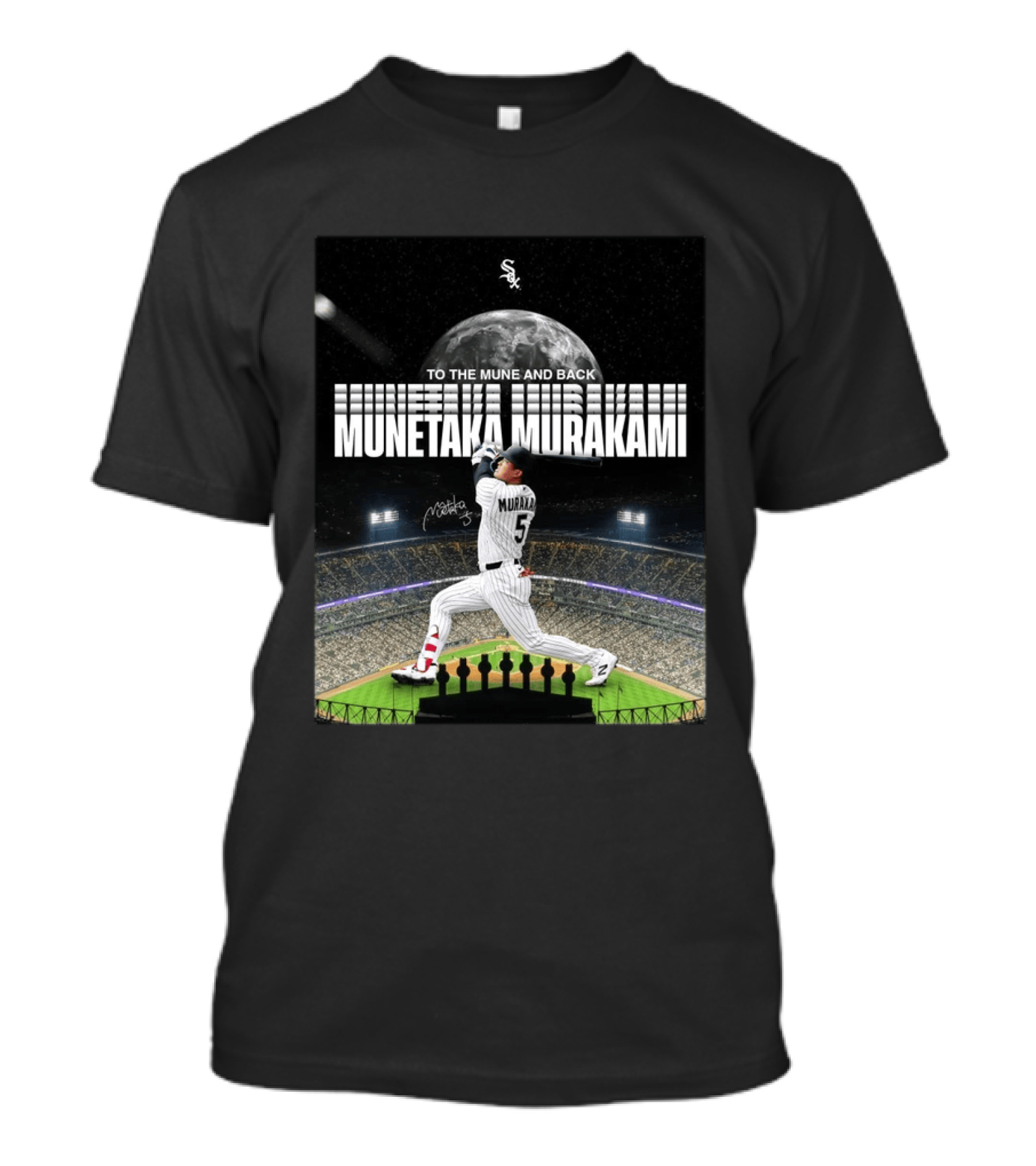 Munetaka Murakami To The Mune And Back Baseball Moon Stadium T-Shirt