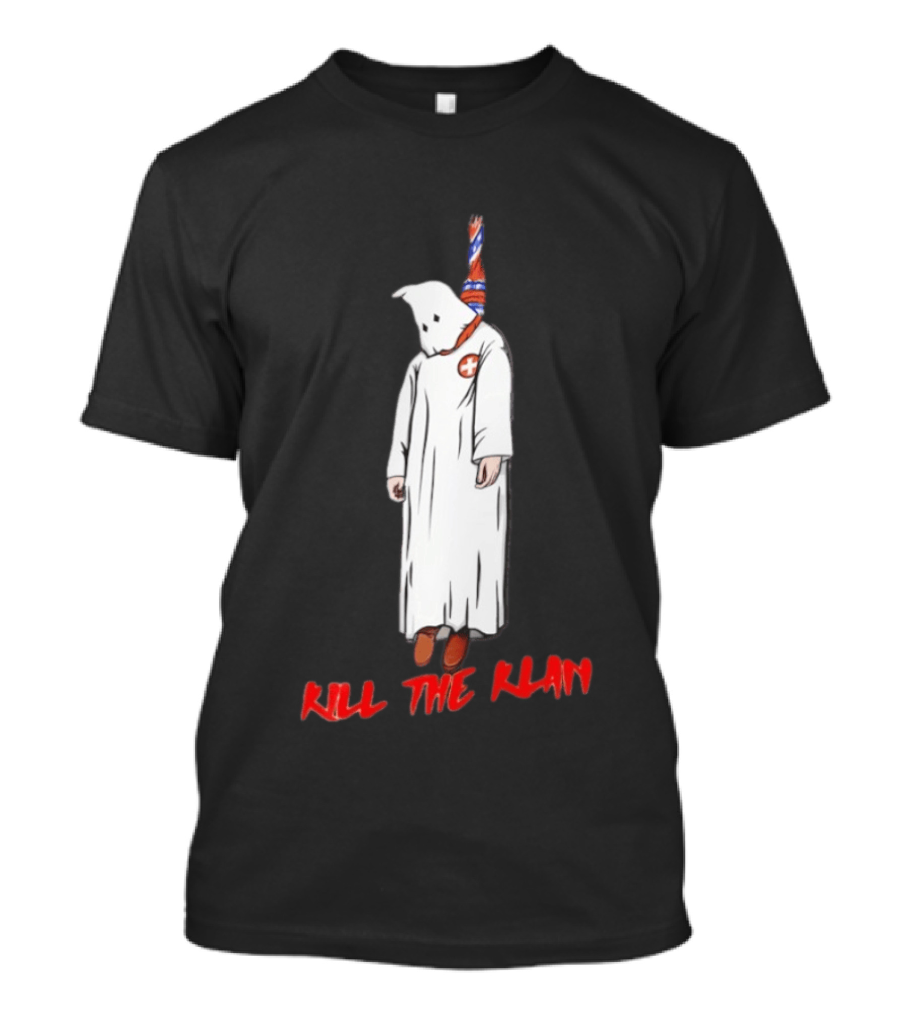 Kill The Klan Anti Fascist Message Iconic Protest T-Shirt