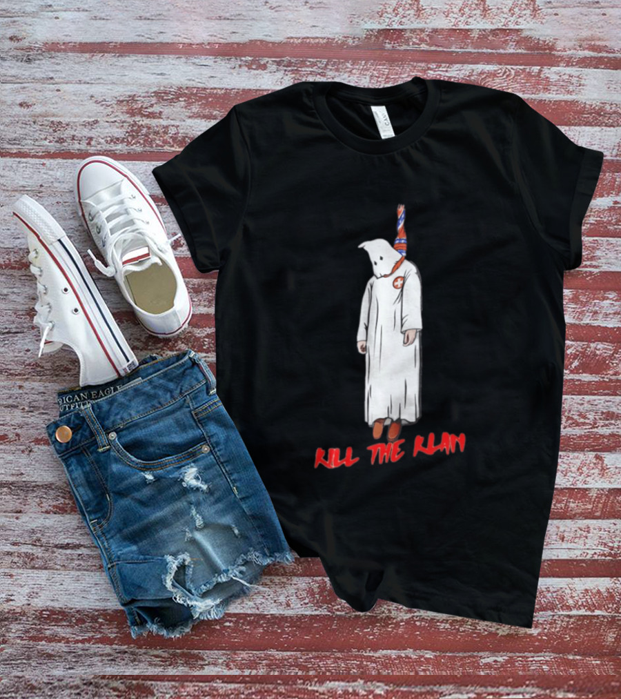 Kill The Klan Anti Fascist Message Iconic Protest T-Shirt
