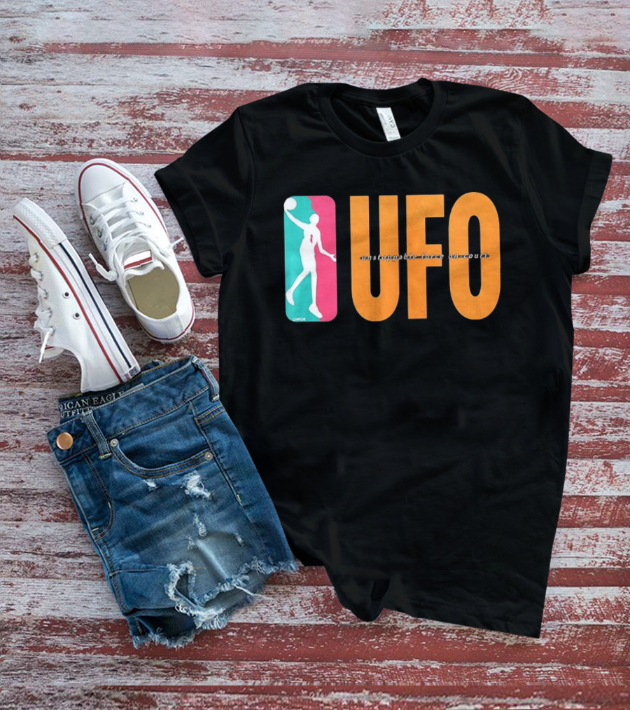 UFO Unstoppable Force On Court San Antonio Spurs T-Shirt