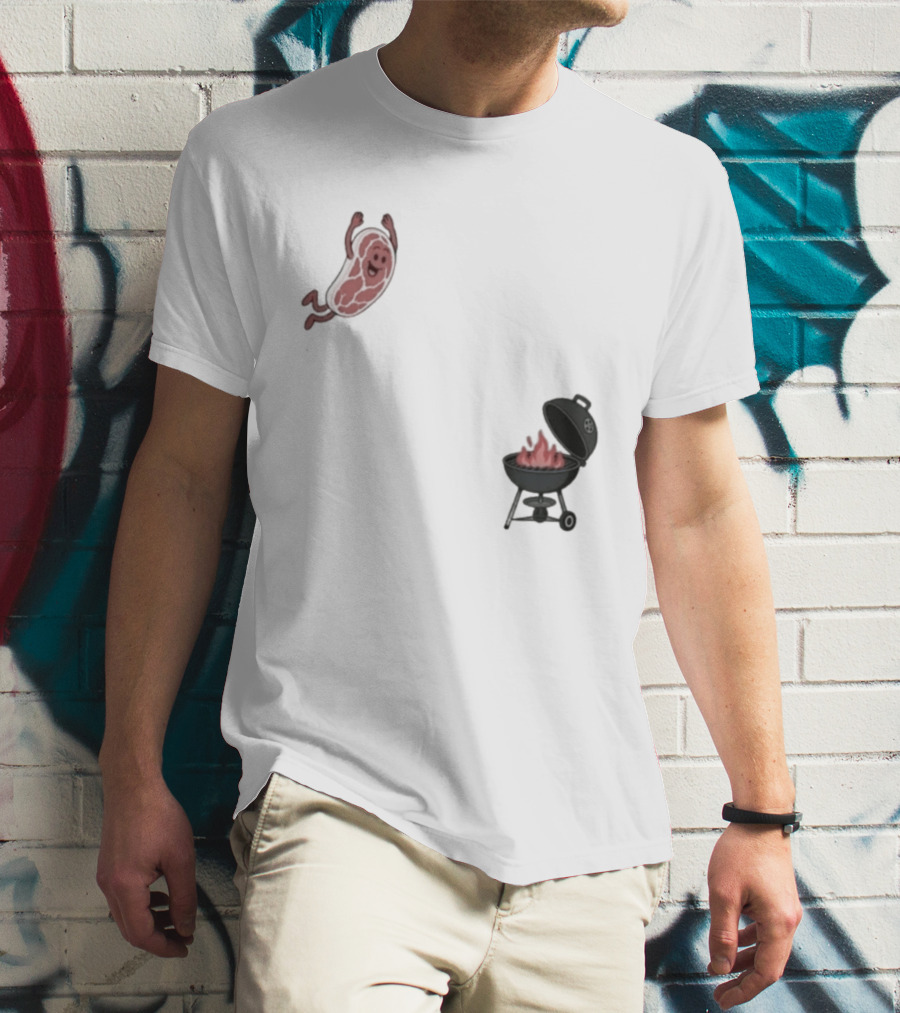 BBQ Jumping Steak 2026 Funny Grill T-Shirt