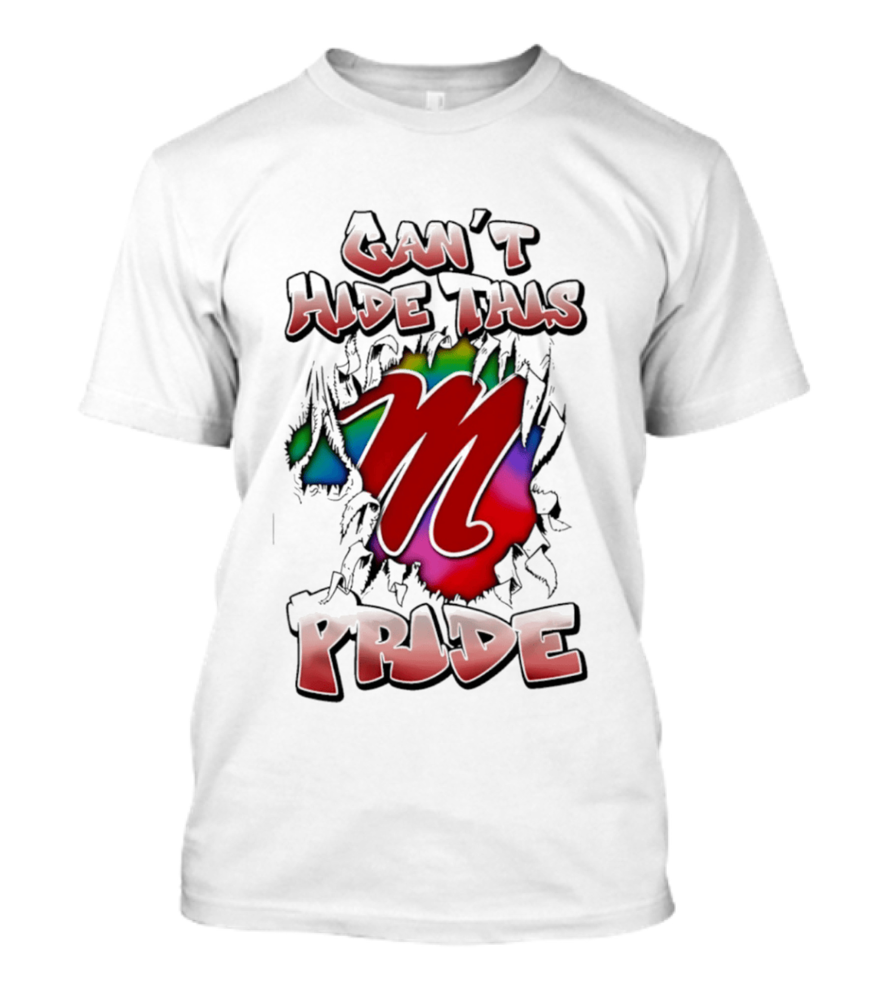 Can't Hide This Pride Ole Miss Rebels M T-Shirt