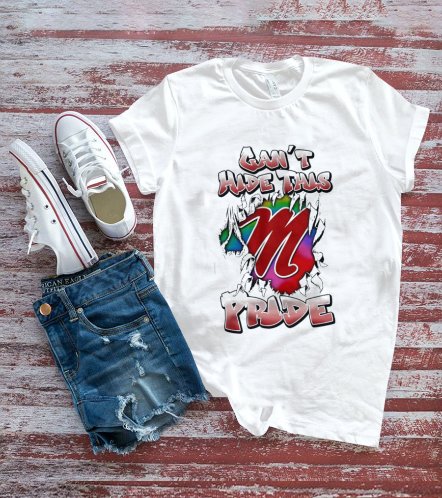 Can't Hide This Pride Ole Miss Rebels M T-Shirt