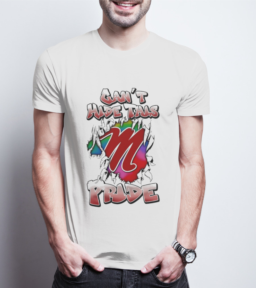Can't Hide This Pride Ole Miss Rebels M T-Shirt