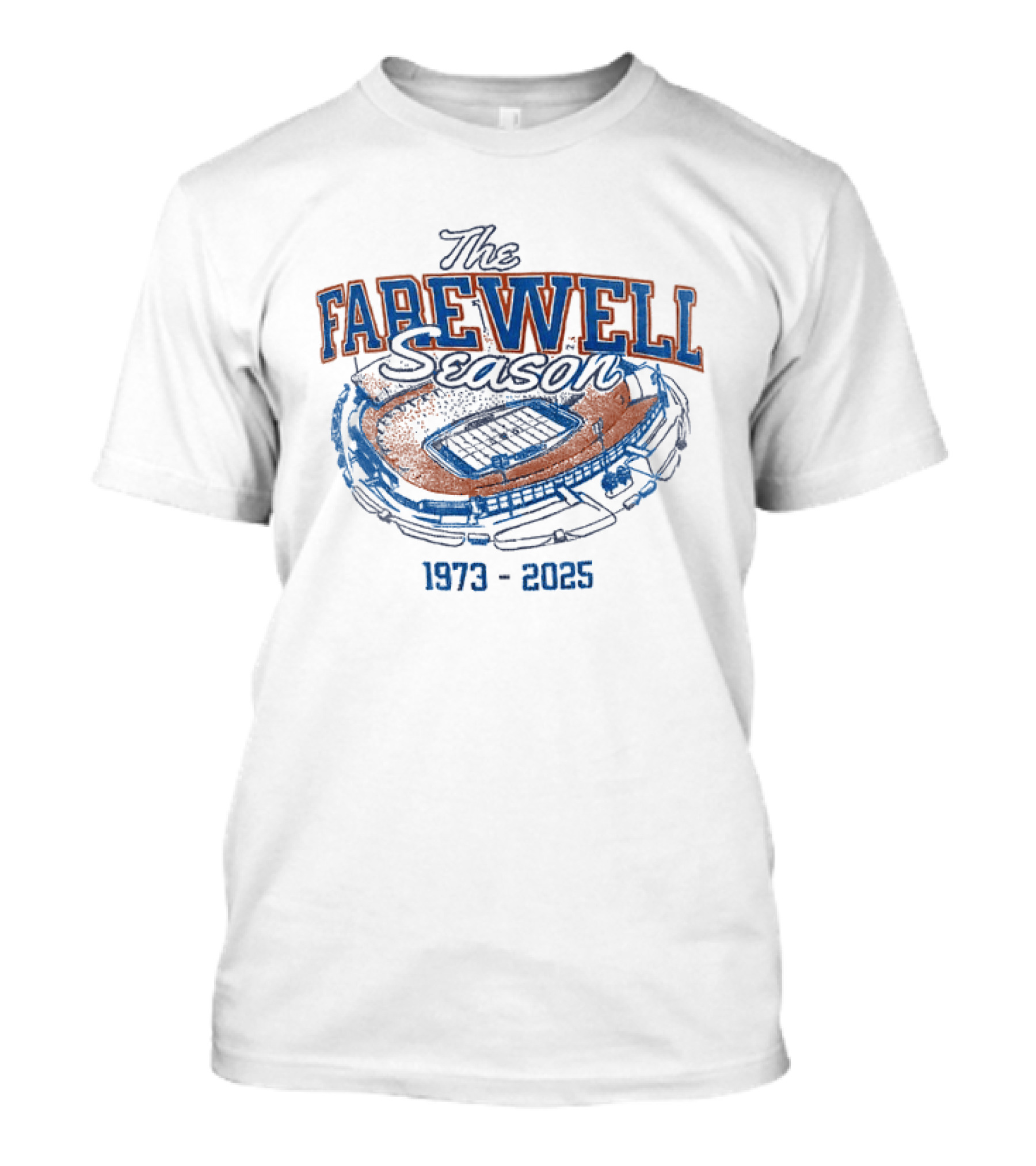 The Farewell Season 1973 2025 Stadium T-Shirt