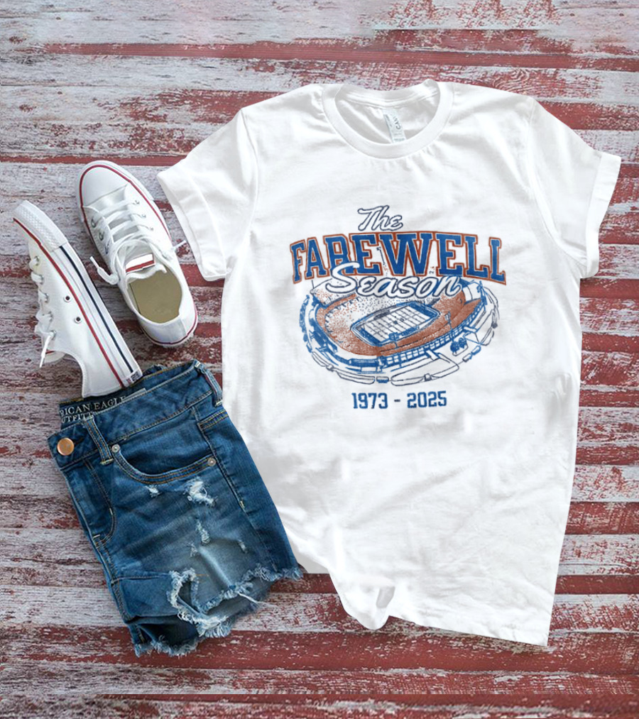 The Farewell Season 1973 2025 Stadium T-Shirt
