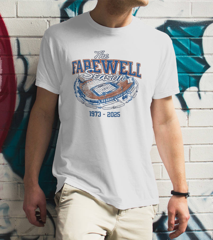 The Farewell Season 1973 2025 Stadium T-Shirt